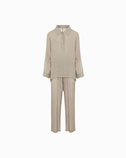 Coordinato mare nocciola eleganza estiva, BROWN