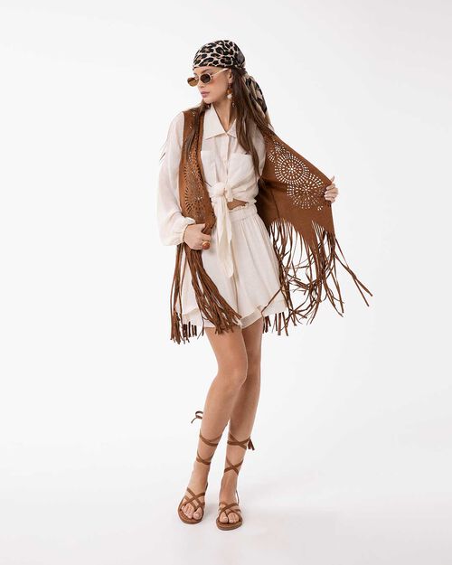 Coordinato mare beige dal fascino estivo, BEIGE