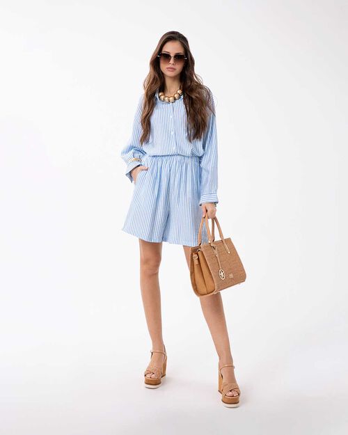 Coordinato mare bianco-blu elegante, MULTI COLOR