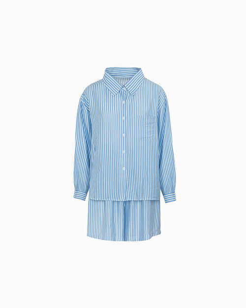 Coordinato mare bianco-blu elegante, MULTI COLOR