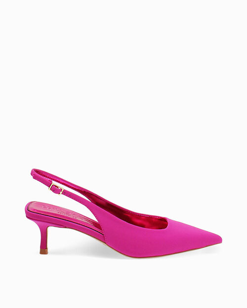 WOMEN SHOES CHANEL LYCRA FUCS, FUCHSIA