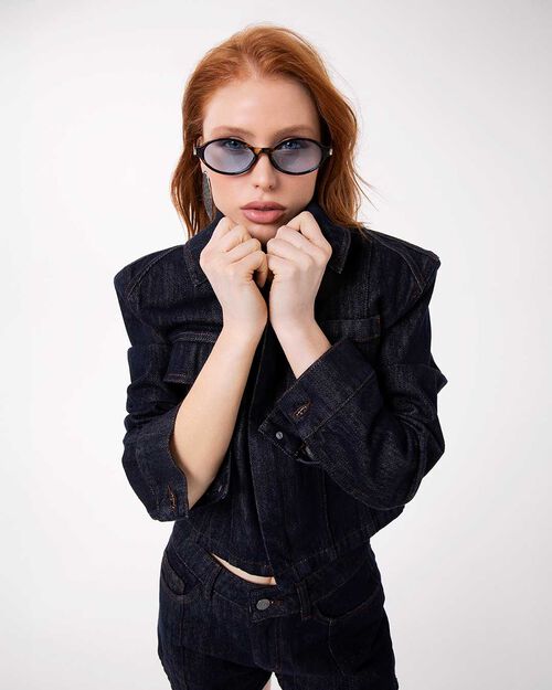 Giubbino jeans con dettagli chic, JEANS