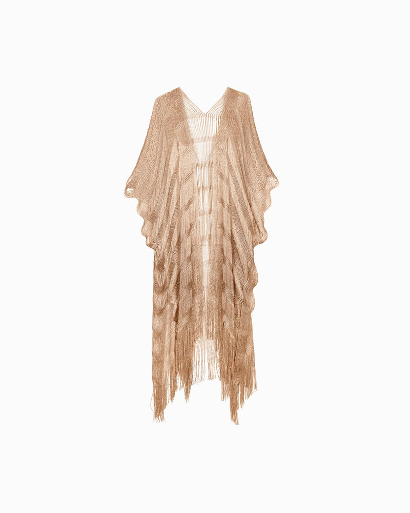 Poncho oro elegante,  image number null