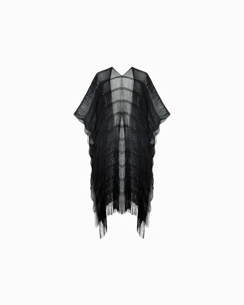 Poncho nero elegante, MULTI COLOR