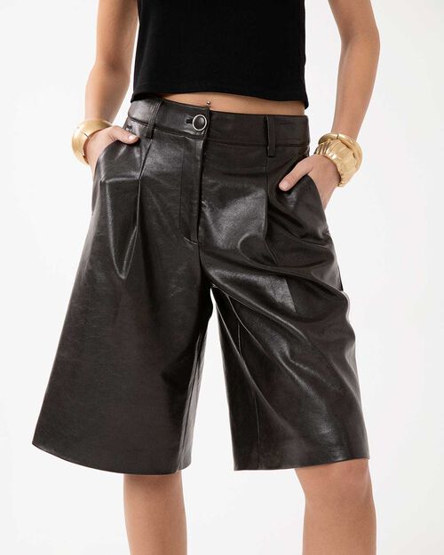 Bermuda testa di moro con stile urban chic, DK BROWN