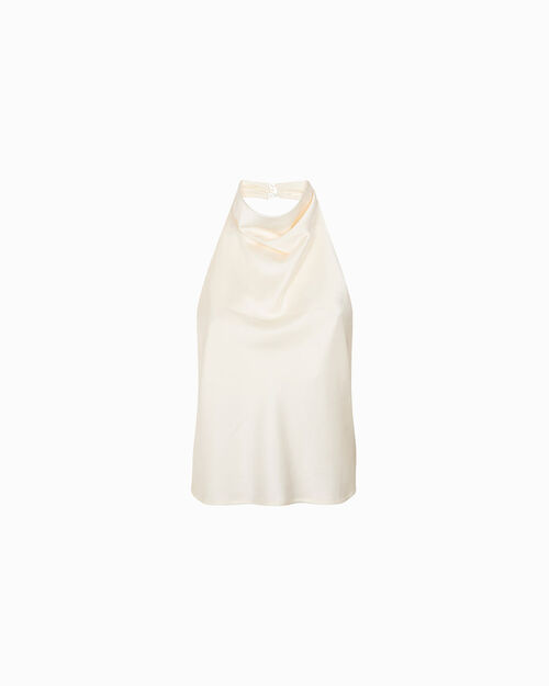 Top panna con dettagli raffinati, CREAM