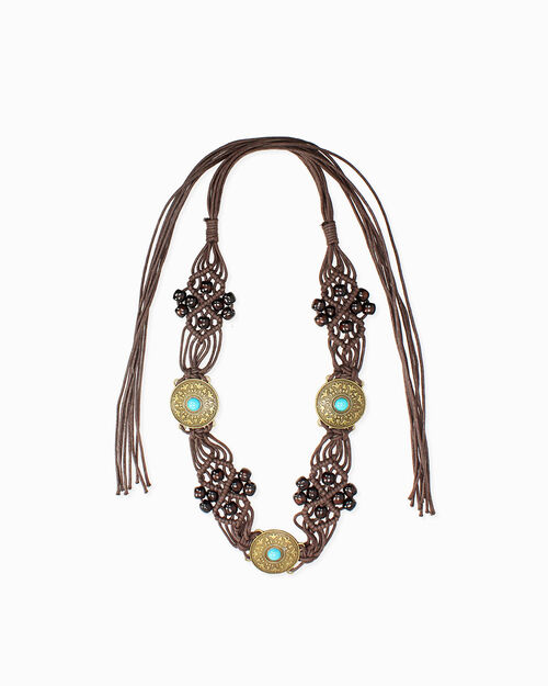 ACCESSORIES BELT FABRIC MARR, BROWN