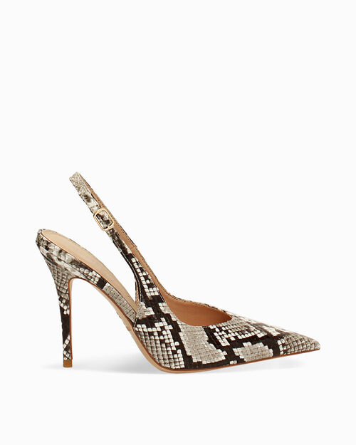 WOMEN SHOES CHANEL SYNTHETIC PYTHON BEIG, BEIGE