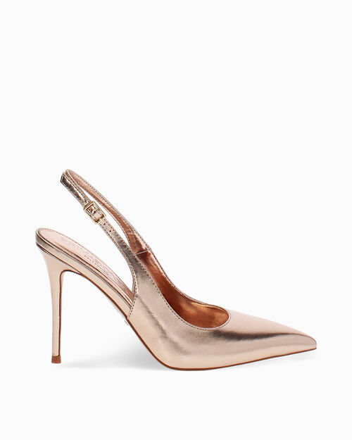 D&eacute;collet&eacute; rosa-oro tacco 10,2 cm, MULTI COLOR