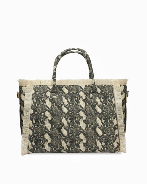 SACS SAC A MAIN EN TOILE CANVAS PINB, MULTI COLOR