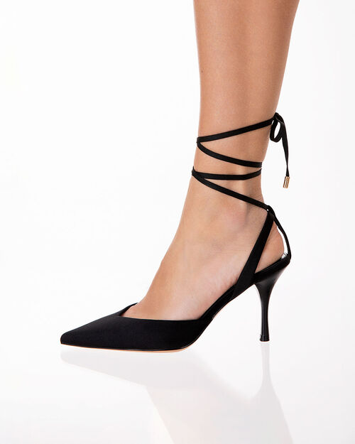 ZAPATOS CHANEL LYCRA NERO, BLACK