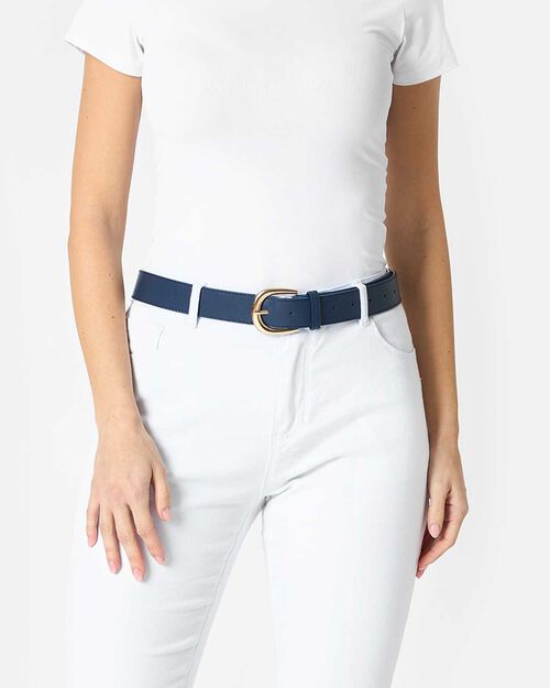 ACCESSOIRES TAILLE SYNTHETIQUE CUIR BLUE, BLUE
