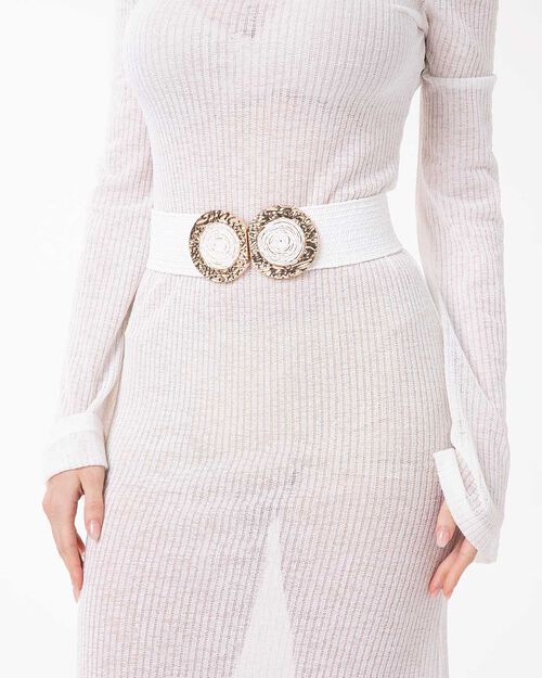 ACCESSOIRES TAILLE SYNTHETIQUE RAPHIA BI, WHITE