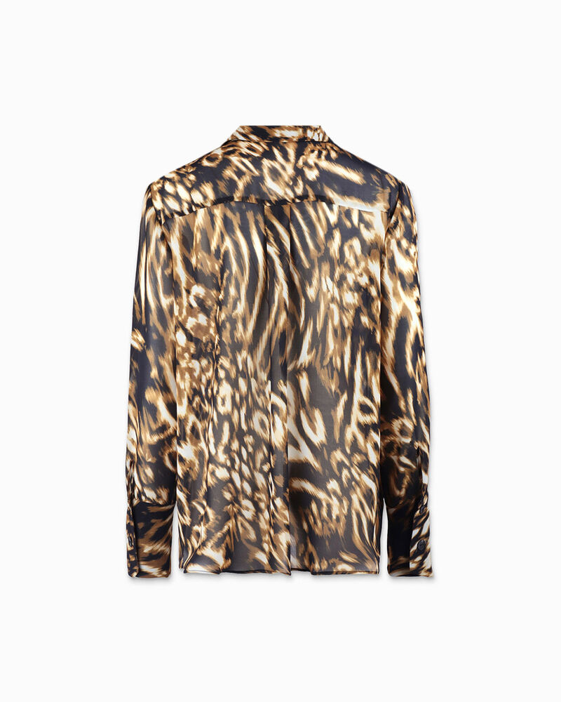 Camicia donna nero-oro image number null