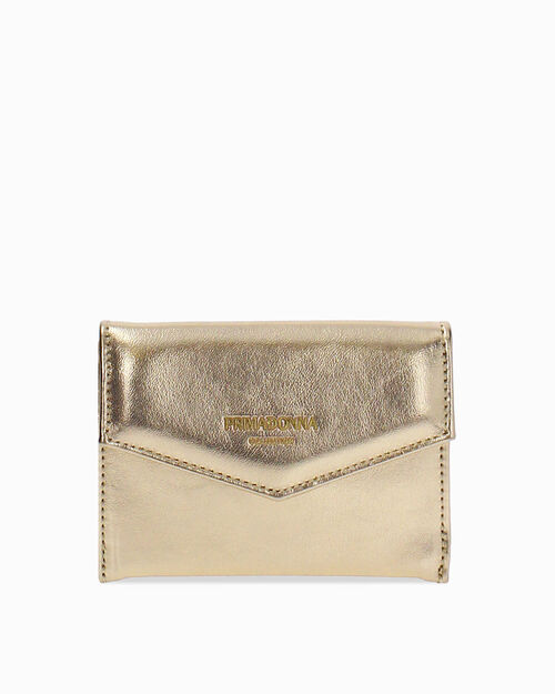 Portafoglio oro con dettagli eleganti, GOLD