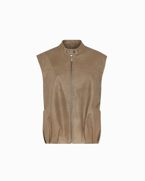 Gilet camel con stile sofisticato, CAMEL
