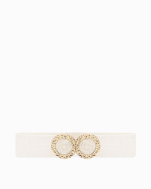 ACCESSOIRES TAILLE SYNTHETIQUE RAPHIA BI, WHITE