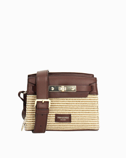 BAG MINI BAG SYNTHETIC RAFFIA BEIG, BEIGE