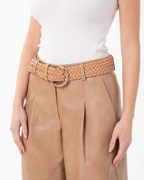 ACCESSOIRES TAILLE SYNTHETIQUE CUIR WOVE, CAMEL