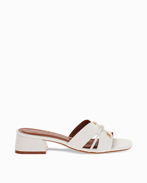 WOMEN SHOES SLIPPER SYNTHETIC BIAN, WHITE