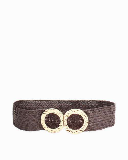 ACCESSOIRES TAILLE SYNTHETIQUE RAPHIA MO, DK BROWN