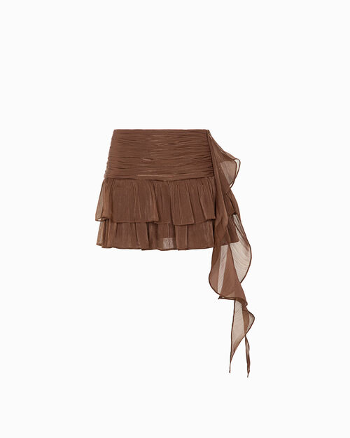Gonna testa di moro con dettagli eleganti, DK BROWN