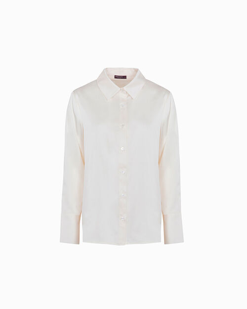 Camicia panna essenziale per la primavera, CREAM