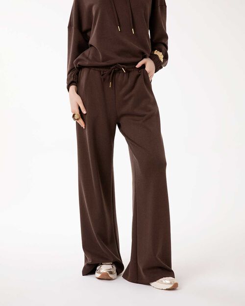 Pantaloni tuta testa di moro con stile urban, DK BROWN