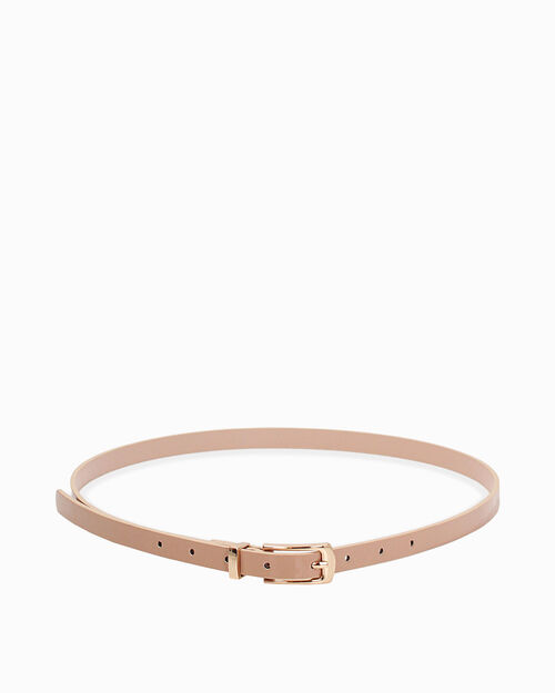 Cintura donna nude vernice stretta, NUDE