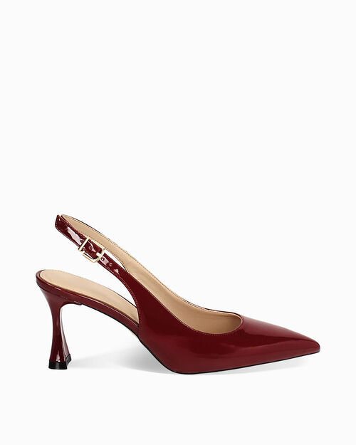 D&eacute;collet&eacute; slingback cherry tacco 7,5 cm, CHESS