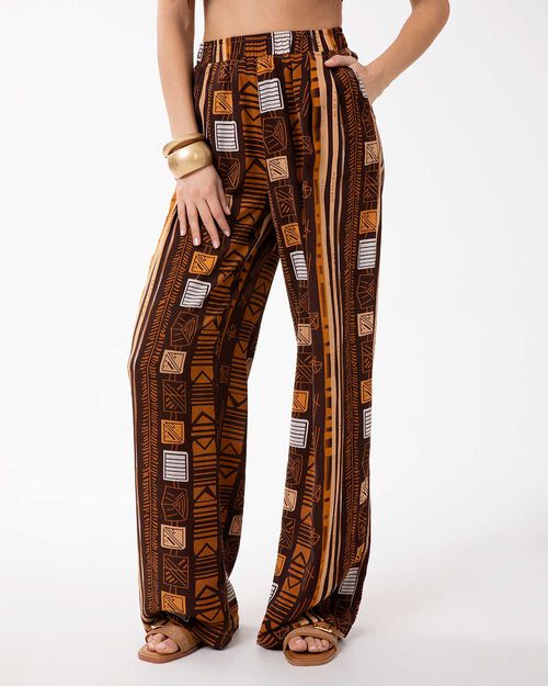 Pantaloni moro-beige eleganti, MULTI COLOR