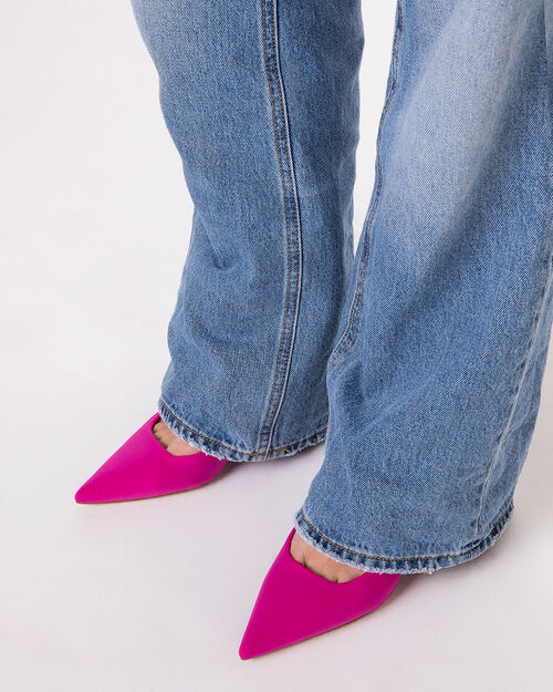 WOMEN SHOES CHANEL LYCRA FUCS, FUCHSIA