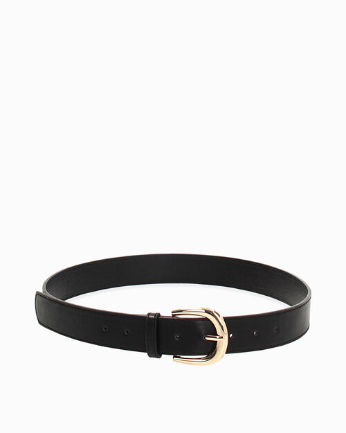 ACCESSOIRES TAILLE SYNTHETIQUE CUIR NERO, BLACK