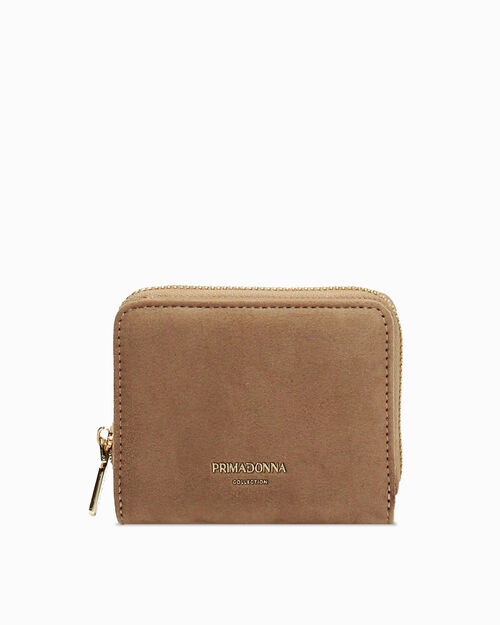 Portafoglio taupe compatto ed elegante, TAUPE