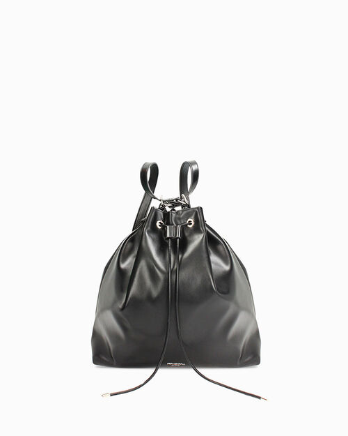 Zaino nero con dettagli sofisticati, BLACK
