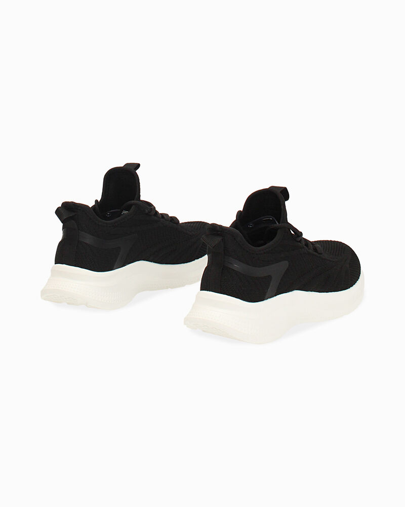 Slip on donna nera in tessuto image number null