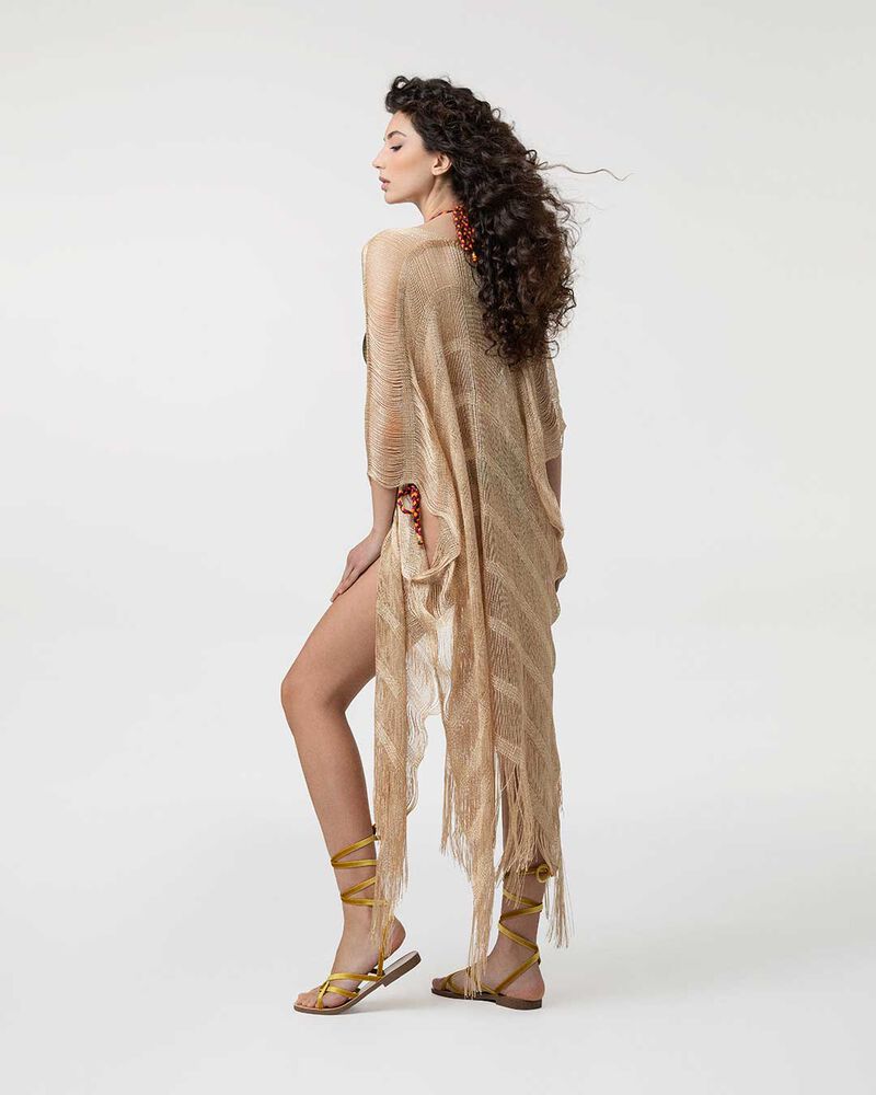 Poncho oro elegante,  image number null