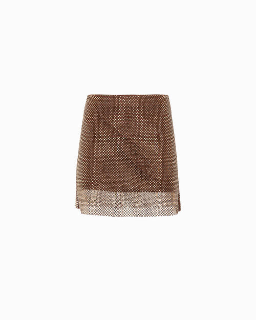 Gonna bronzo con pietre scintillanti, BRONZE