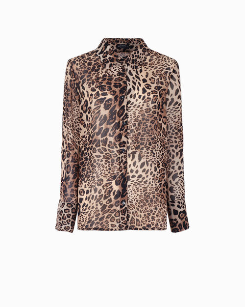 Camicia donna leopardata, 